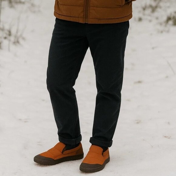 New Staheekum 12 Mens Puff Slip-On Shoes Suede Water-Repellent Quilted Outdoor - Picture 1 of 12